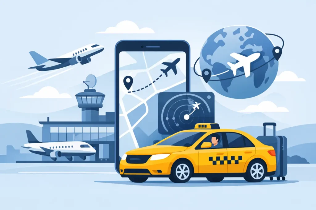 Airport Taxi With Flight Tracking Explained