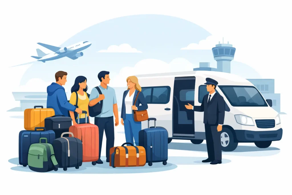 Group Transfer With Extra Luggage Example