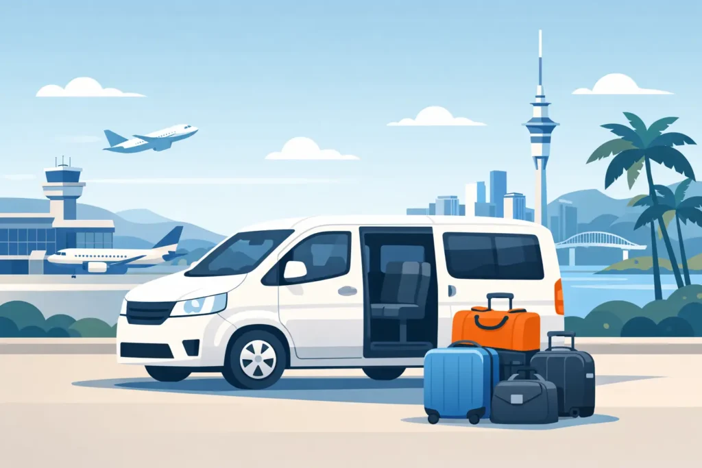 Van Taxi for Luggage Auckland: What to Book