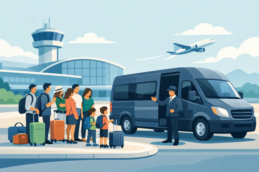 Airport Ride for Large Groups Made Simple