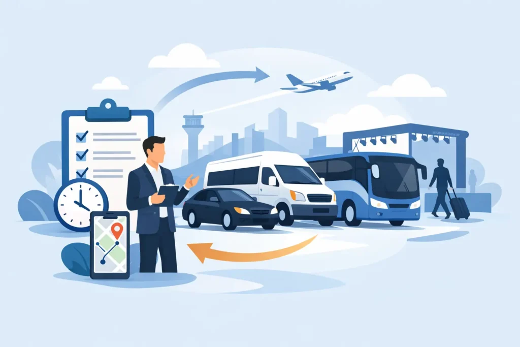 How to Organise Event Transport Without Delays