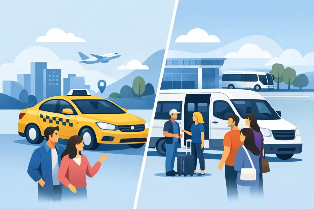 Taxi or Shuttle for Groups? Choose the Right Ride