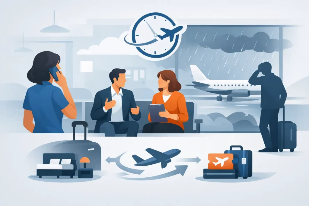 What Happens After Flight Delays? Next Steps