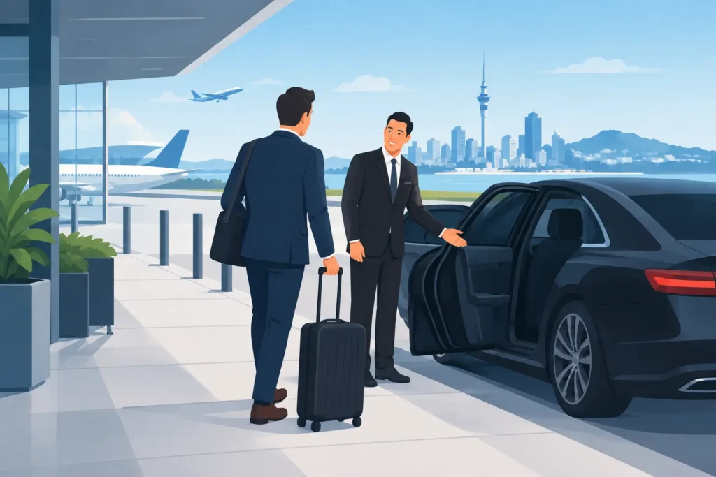 Airport Pickup for Business Guests in Auckland