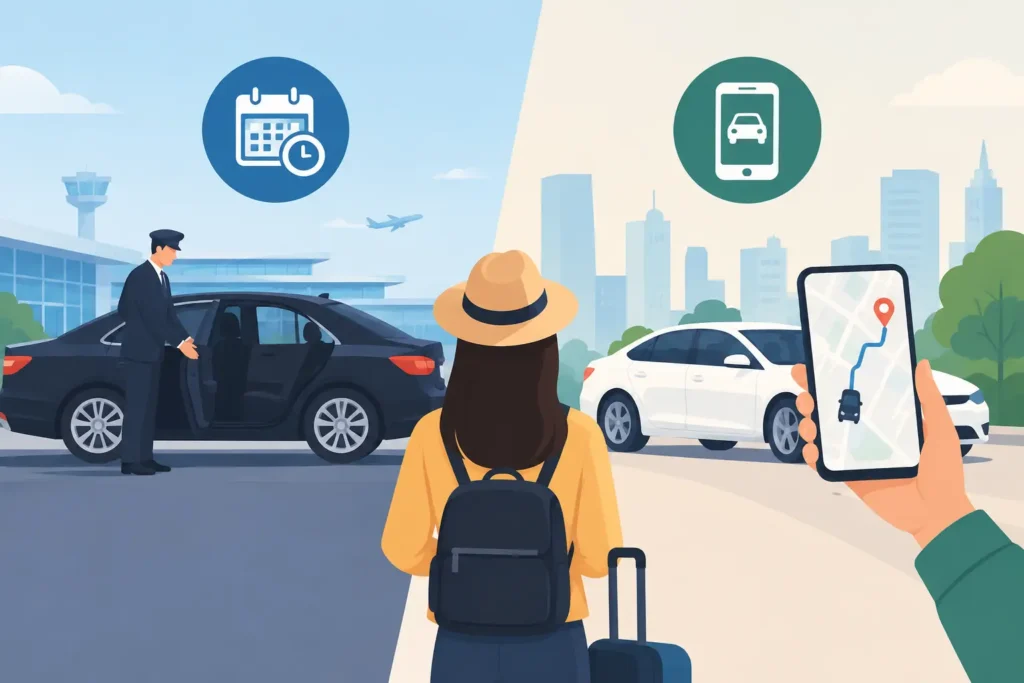 Pre Booked Ride vs App: Which Suits Your Trip?